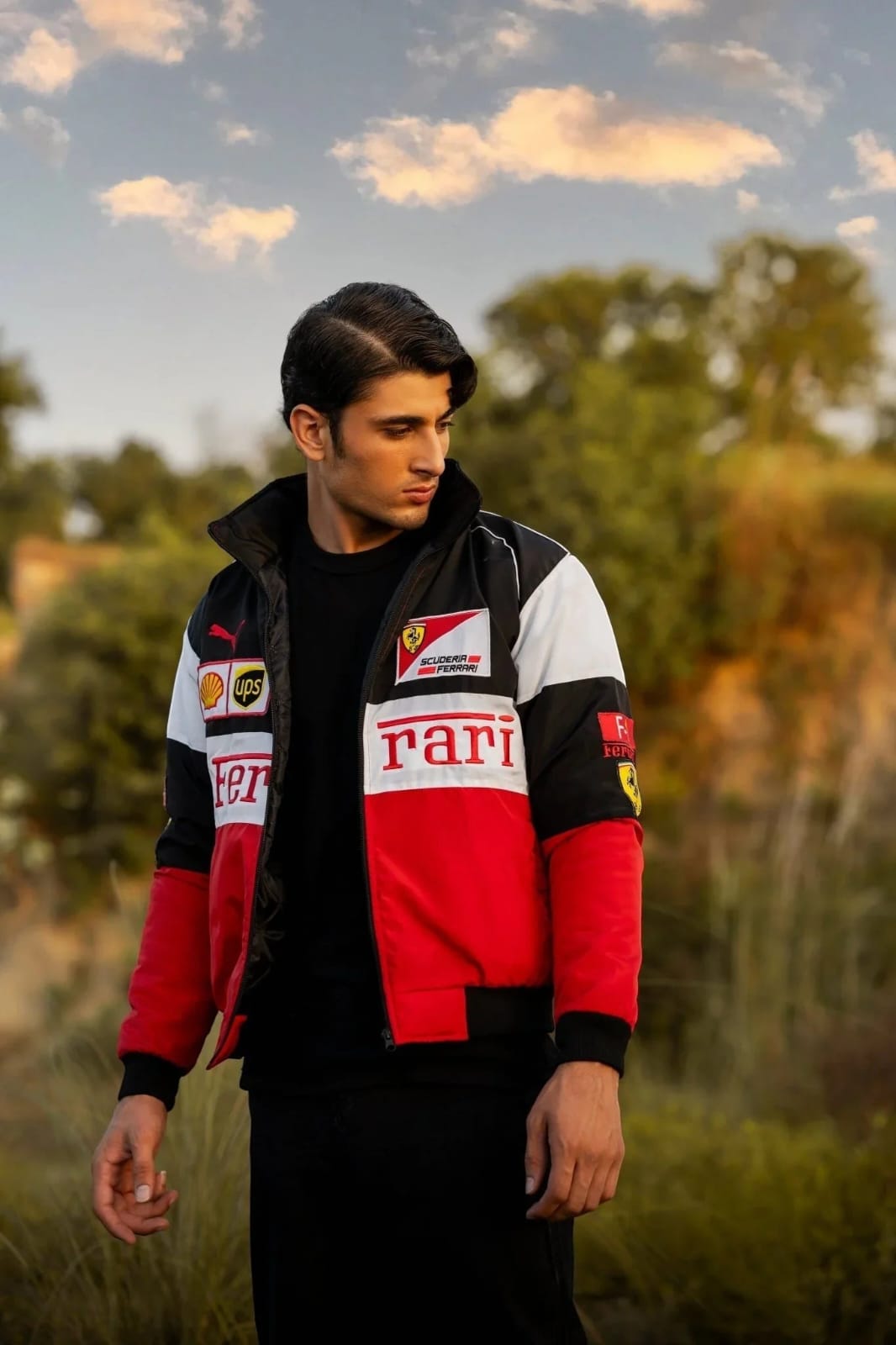 Ferrari Red & Black Racing Jacket