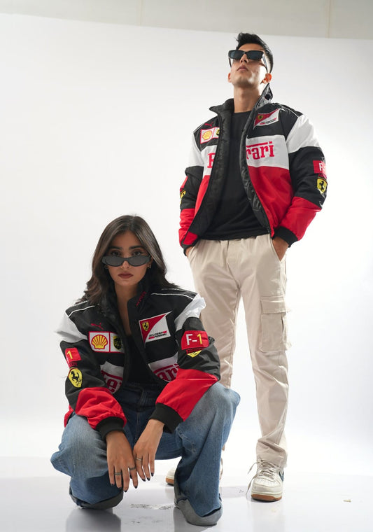 Ferrari Red & Black Racing Jacket