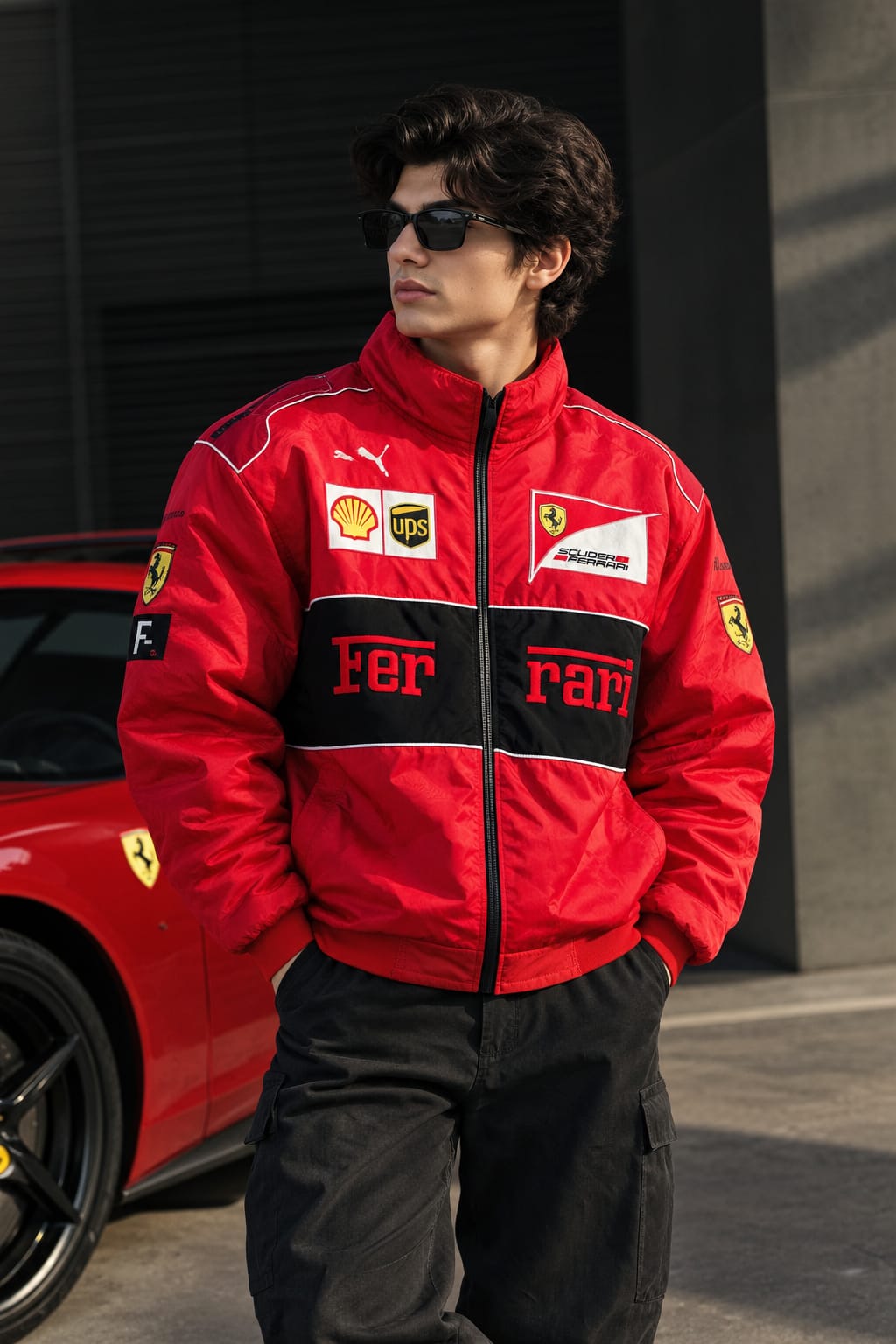 Ferrari Red Racing Jacket