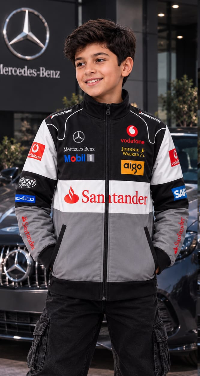 Santander Mercedes-racing-varsity-jacket
