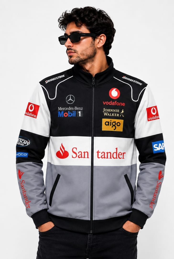 Santander Mercedes Racing Varsity Jacket
