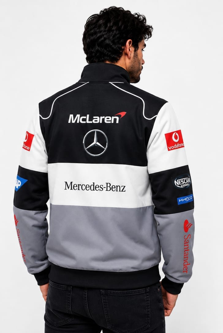 Santander Mercedes Racing Varsity Jacket