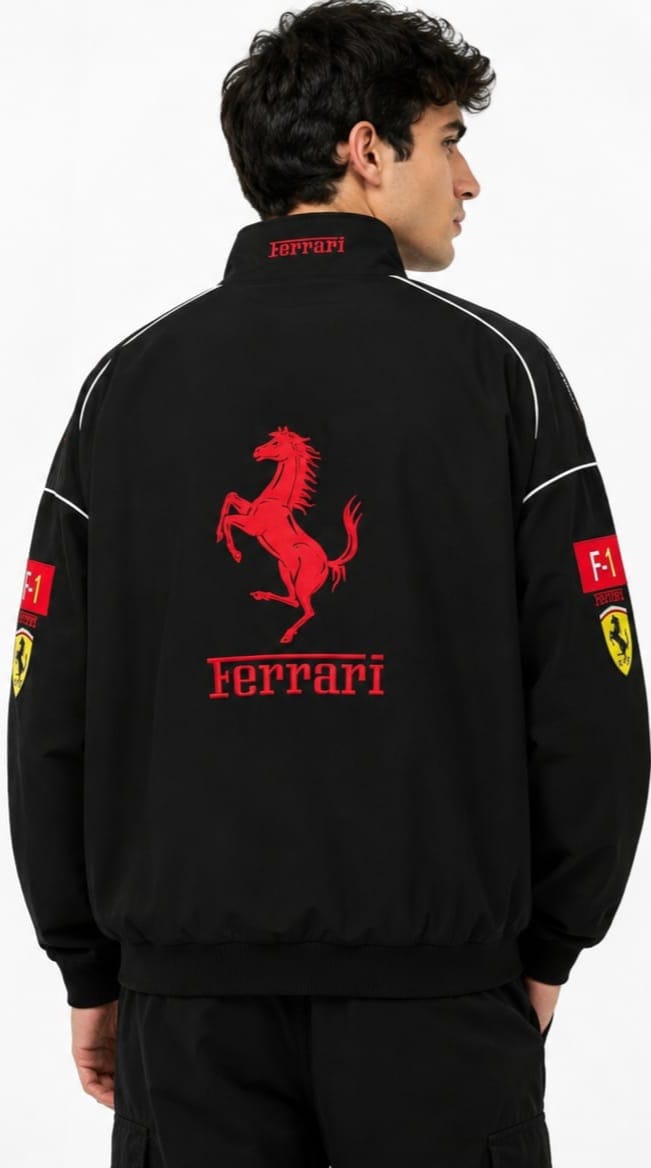 Ferrari Black Racing jacket