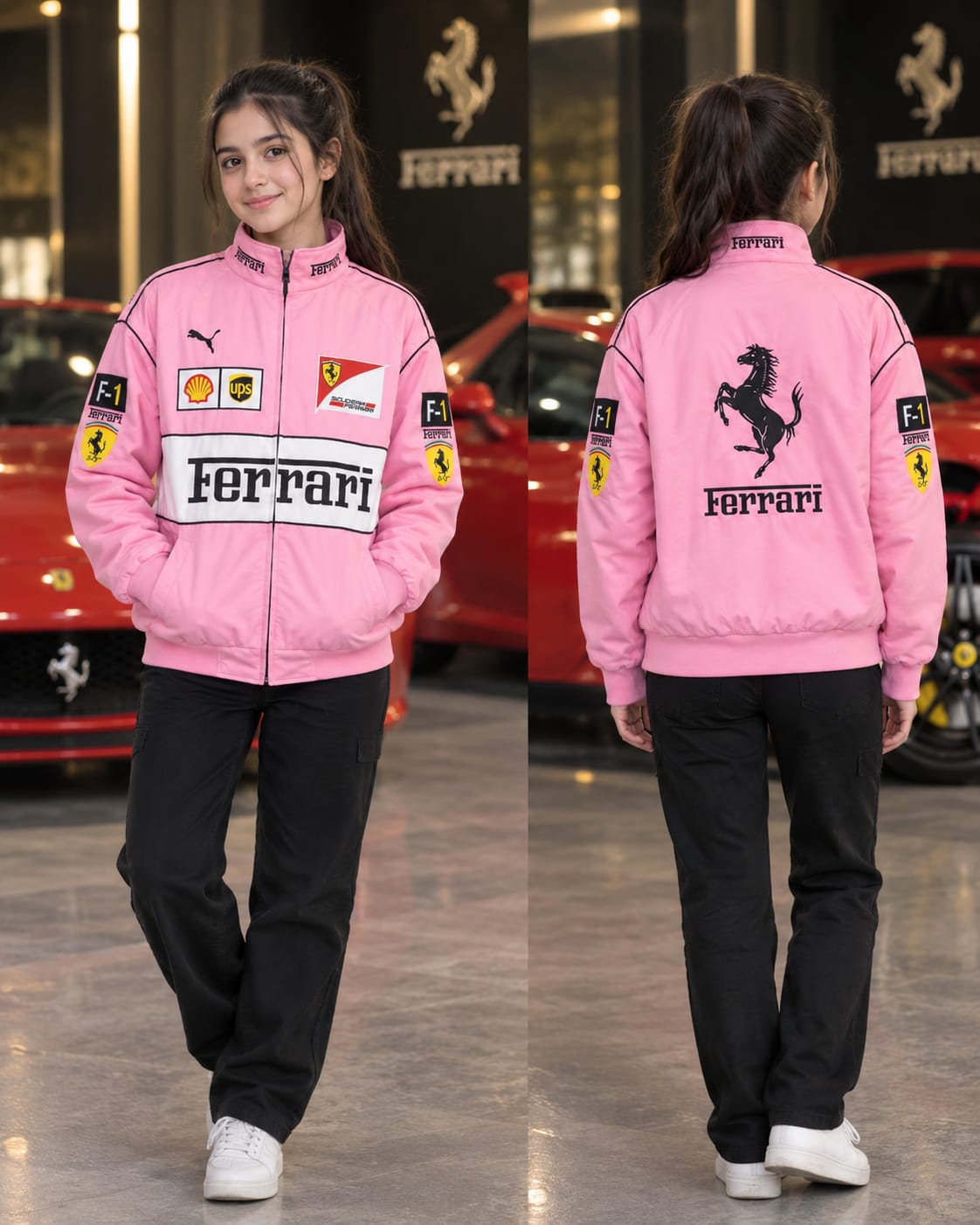 Pink Ferrari Jaket