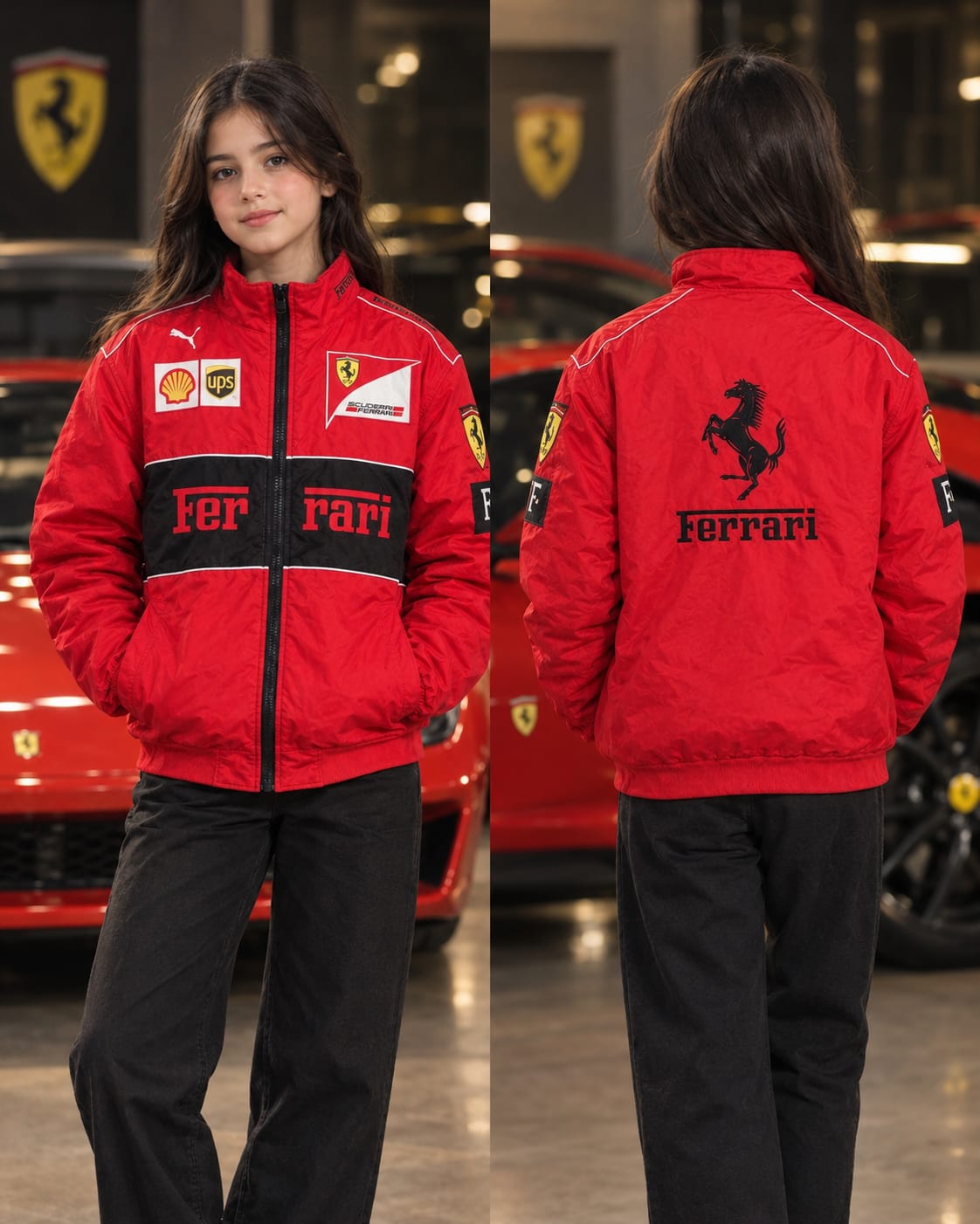 Ferrari Red racing Jacket