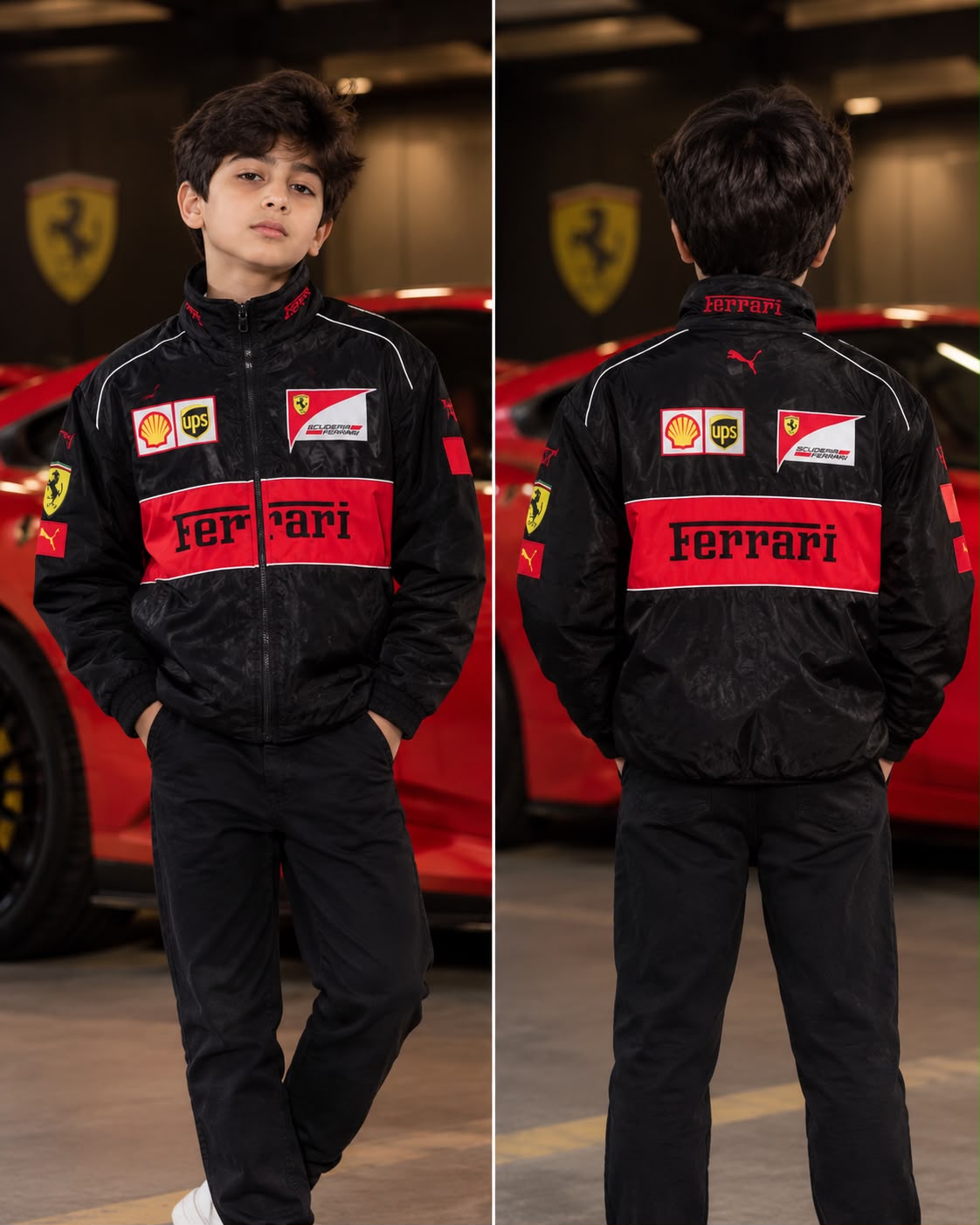 Black And Red ferrari Jacket