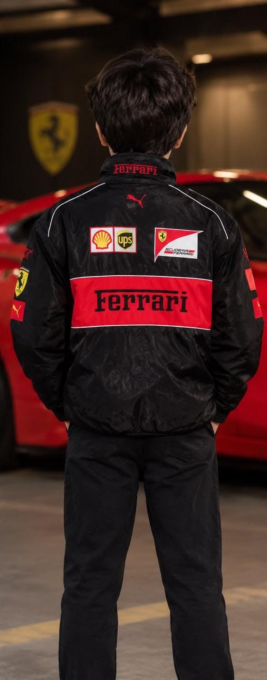 Black And Red ferrari Jacket
