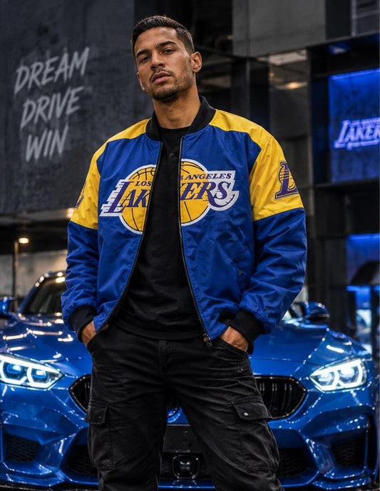 Lakers Varsity Basketball Jacket.