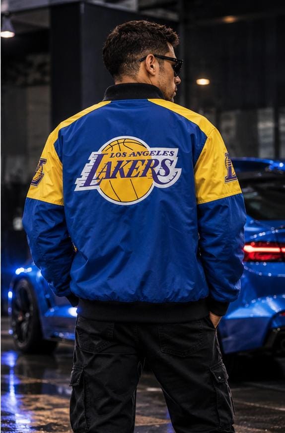 Lakers Varsity Basketball Jacket.