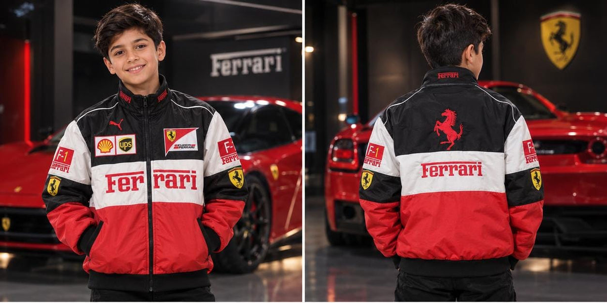 Ferrari racing multi colour jacket