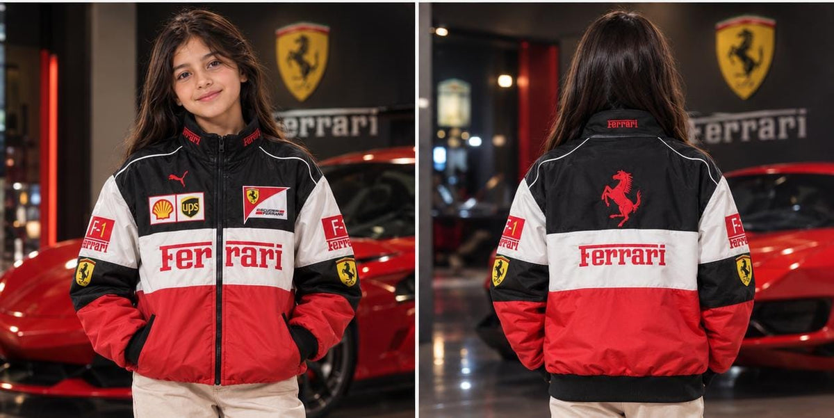 Ferrari racing multi colour jacket