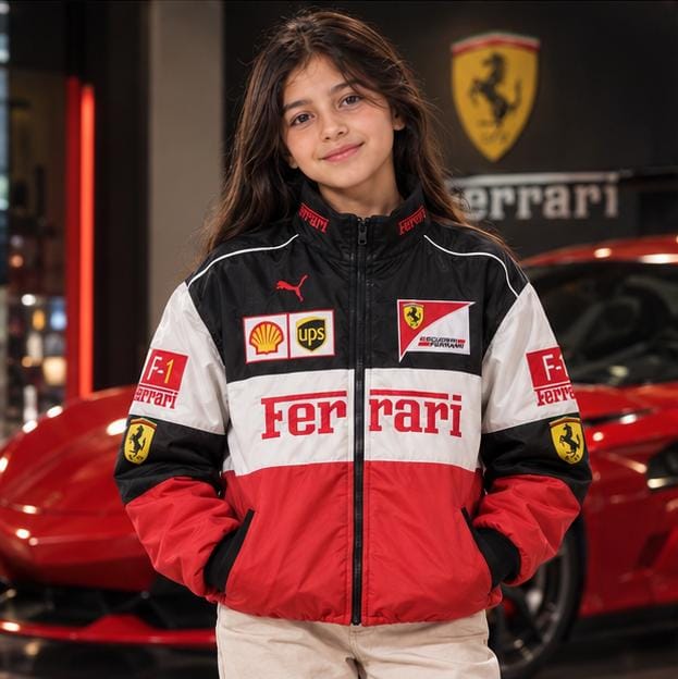 Ferrari racing multi colour jacket