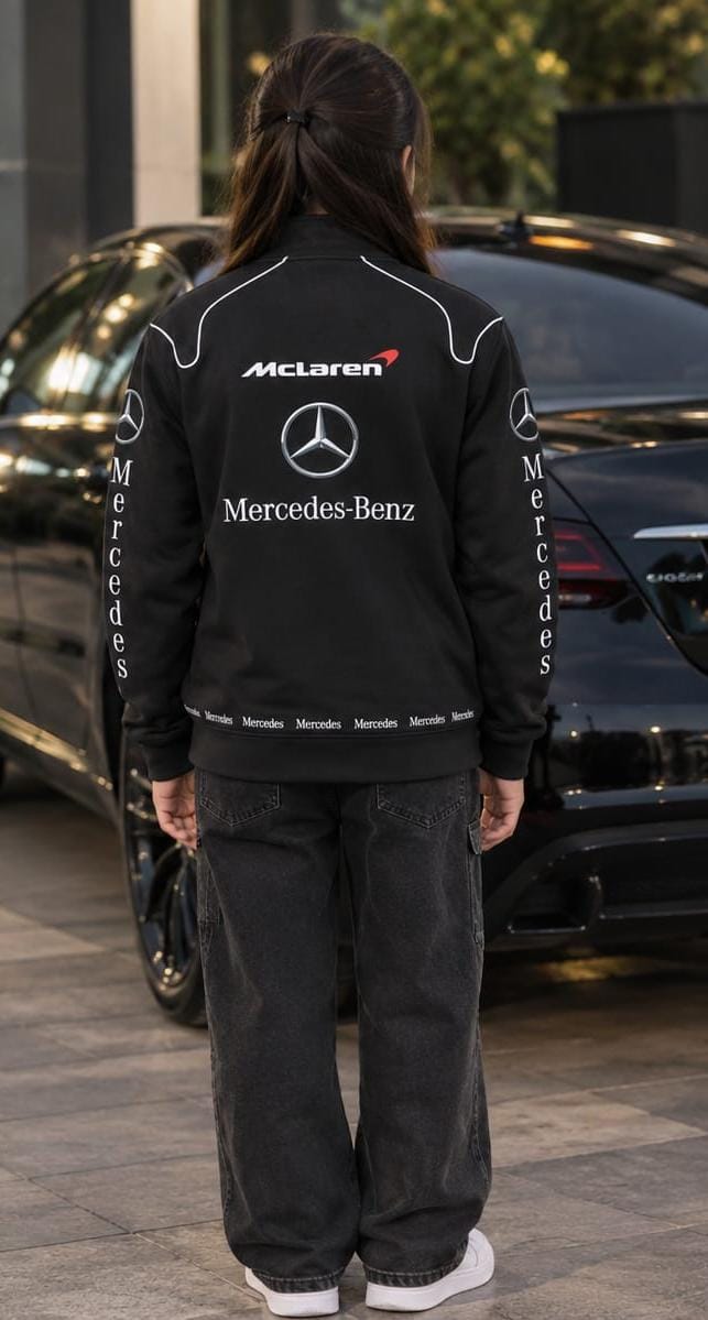 Mclaren Mercedes-racing-varsity-jacket